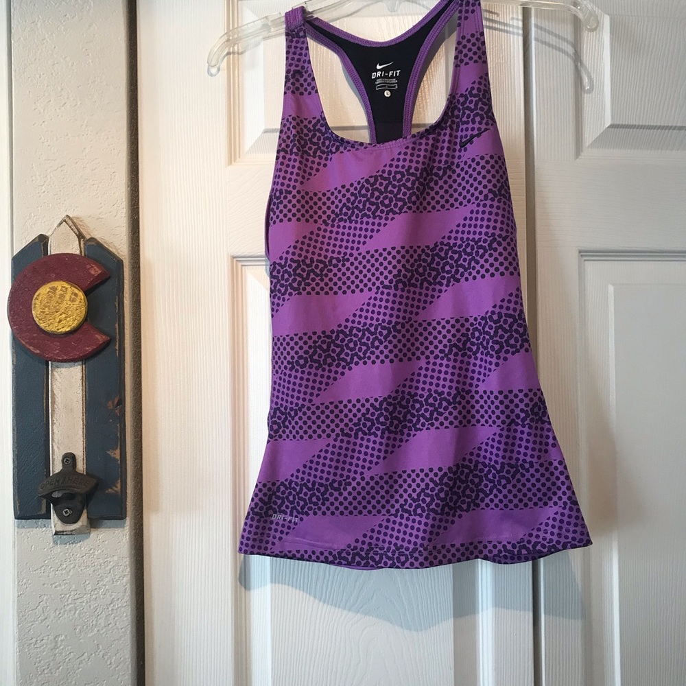 Nike Dri-Fit workout top with sports bra included